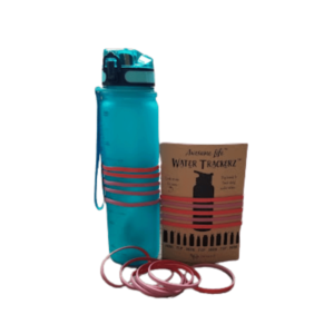 Water Trackerz & Insulated Bottle Bundle - teal front