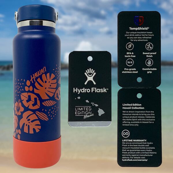 Hydroflask Hawaii Limited Edition Cobalt details