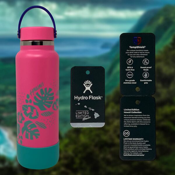 Hydroflask Hawaii Limited Edition Flamingo details
